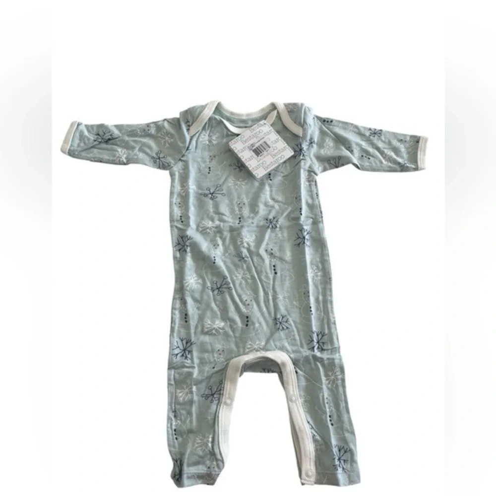 NWT bestaroo snowman Cozy Blue Kids Pajama